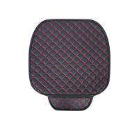 MAMXVKVZEU Car Seat Covers Pu Leather Car Seat Protector Universal Car Seat Cushion Chair Mat(Red Front 1PC)