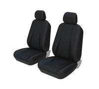 MAMXVKVZEU Car Seat Covers Universal Size For Renault For Logan(Black 2 pcs)