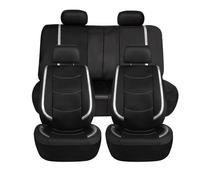 MAMXVKVZEU Car Seat Covers With Glossy PVC Sheet With 3 Zippers Artificial Leather Seat Cushion Protector(Gray 5 seat)
