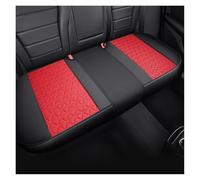 MAMXVKVZEU For 3 Series E46 E90 E93 F30 F31 F34 F35 G20 G21 G28 PU Leather Car Seat Cover Full Coverage Cushion(Only Back Row Black Red)