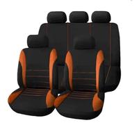 MAMXVKVZEU For A4L A6L A5 A3 A2 A1 A7 A8 Q2 Q3 Q5 Q7 R8 Interior Car Seat Cover Set Seat Protector Chair Cushion(5seat-orange)