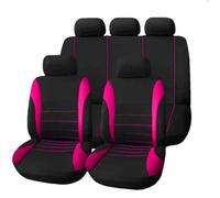 MAMXVKVZEU For A4L A6L A5 A3 A2 A1 A7 A8 Q2 Q3 Q5 Q7 R8 Interior Car Seat Cover Set Seat Protector Chair Cushion(5 seat pink)
