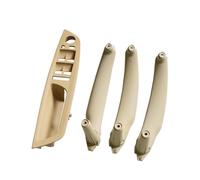 MAMXVKVZEU for B&MW E70 X5 E71 E72 X6 SAV 2008-2014 Car Front Rear Interior Door Handle Inner Panel Pull Trim(Beige 4PCS)