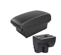 MAMXVKVZEU For Chevrolet For Aveo 3 For Sail III Car Armrest Storage Box Accessorie Car Armrest Box(B3 Black white 3 USB)