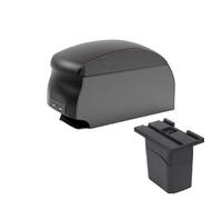 MAMXVKVZEU For Chevrolet For Cruze Car Armrest Storage Box Parts Interior Accessories Car Armrest Box(B1 Black Red double)