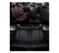 MAMXVKVZEU For Chevrolet For Orlando PU Leather Universal Car Seat Covers(Black Red 5 PCS)