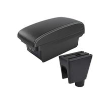 MAMXVKVZEU For Chevrolet For Spark III For Aveo T200 Car Armrest Storage Box Accessories Interior Car Armrest Box(B3 Black white 3 USB)