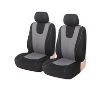 MAMXVKVZEU For Citroen C2 C3 C4 For Cactus C5 C4 For Picasso C6 DS3 DS4 DS5 Fabric Car Seat Covers Set Seat Protection Cushion(2Seats-Grey)