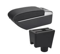 MAMXVKVZEU For Dacia Car Center Console Armrest Storage Box Accessories Car Armrest Box(B3 Black white 7USB)
