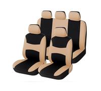 MAMXVKVZEU For Fiat For Stilo 5 Seats Universal Car Seat Covers Auto Cushion Protector(Beige Full set)