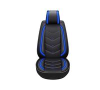 MAMXVKVZEU For Hongqi Hs5 PU Leather Universal Car Seat Covers(Black Blue 1 PCS)