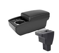 MAMXVKVZEU For Hyundai I10 Car Armrest Interior Storage Box Accessories Car Armrest Box(B3 white line 6 usb)