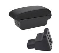 MAMXVKVZEU For Hyundai I10 Car Center Armrest Storage Box Accessories Interior Car Armrest Box(B2 Black line 3USB)