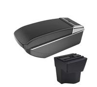 MAMXVKVZEU For Kia For Rio 5 2014 2013 2012 2015 2016 2017 2018 2019 Car Armrest Storage Box Accessories Interior Car Armrest Box(B3 Black white NOUSB)