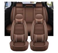 MAMXVKVZEU For Kia For Sorento For Picanto Universal Car Seat Covers Seat Protectors(Brown White 9 PCS)