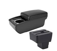 MAMXVKVZEU For Mazda 2 CX3 2018 2019 2020 Car Armrest Storage Box Accessories Usb Car Armrest Box(A2 black line NO USB)