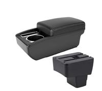 MAMXVKVZEU For Mazda 2 CX3 2018 2019 2020 Car Armrest Storage Box Accessories Usb Car Armrest Box(A3 Black white NOUSB)