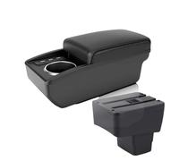 MAMXVKVZEU For Mazda 2 CX3 2018 2019 2020 Car Armrest Storage Box Accessories Usb Car Armrest Box(B2 Black line 6 usb)