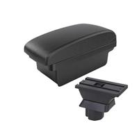 MAMXVKVZEU For Mazda 2 For Demio Car Interior Central Armrest Storage Box Usb Accessories Car Armrest Box(A2 black line NO USB)