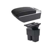 MAMXVKVZEU For N&issan NV200 Car Armrest Storage Box Interior Accessories Car Armrest Box(D black line 7USB)