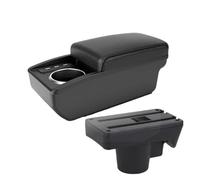 MAMXVKVZEU For Opel For Astra 2006 2007 2008 2009 2010 2011 Car Armrest Storage Box With Cup Holder Car Armrest Box(B2 Black line 6 usb)