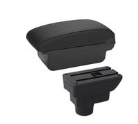 MAMXVKVZEU For Opel For Corsa D Car Interior Armrest Storage Box Accessories Car Armrest Box(C2 black line No USB)