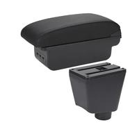 MAMXVKVZEU For R&enault For Captur For Clio 3 III IV Car Interior Armrest Box Storage Accessorie Car Armrest Box(B2 Black line 3USB)