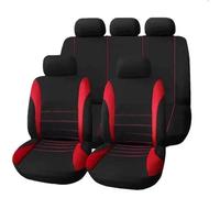 MAMXVKVZEU For Renault For Clio Car Seat Covers Cushion Sets(Front Seat Red)