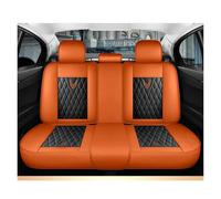 MAMXVKVZEU For Renault For Megane 2 3 For Fluence For Scenic For Clio For Captur For Kadjar For Logan 2 For Kangoo Car Seat Covers(Black Orange Rear)