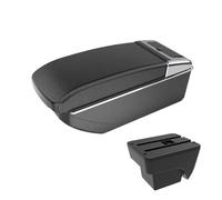 MAMXVKVZEU For Seat For Arona 2017-2024 Car Interior Armrest Central Storage Box With Cup Holder Car Armrest Box(B2 black line NO USB)