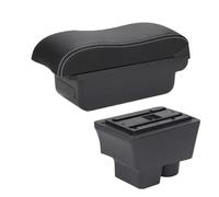 MAMXVKVZEU For Skoda For Fabia 2 2007 2008 2009 2010 2011 2012 2013 2014 Car Armrest Storage Box Car Armrest Box(C3 Black white NoUSB)