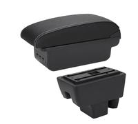 MAMXVKVZEU For Skoda For Rapid Car Armrest Box Storage Box Accessories Interior Car Armrest Box(B3 black white 3USB)