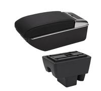 MAMXVKVZEU For Skoda For Rapid Car Armrest Storage Box Interior Accessories Car Armrest Box(B2 Black black 7USB)