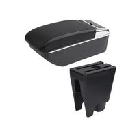MAMXVKVZEU For Toyota For Aygo BJ Car Center Console Armrest Storage Box Interior Accessories Car Armrest Box(B black line NO USB)