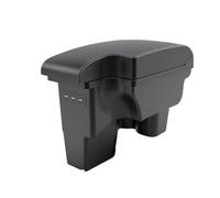 MAMXVKVZEU For Toyota For Hilux Armrest Box Parts Car Armrest Storage Box Holder Accessories USB Car Armrest Box(A3 White line Corium)