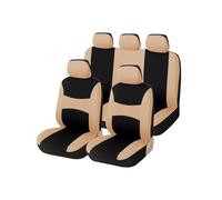 MAMXVKVZEU For Toyota For Land Cruiser For Prado 2mm Foam Car Seat Covers(Beige Full set)