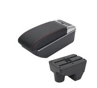 MAMXVKVZEU For Toyota For Yaris 2020 2021 2022 2023 Armrest Storage Content Box Cup Holder Car Armrest Box(Red line)