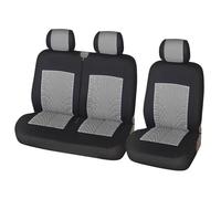 MAMXVKVZEU For Transit 2+1 Type Seat Covers Car Seat Protectors Universal(GRAY)