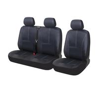 MAMXVKVZEU For Transit Van Truck Lorry 1+2 Seat Covers PU Leather Seat Cushion(2+1 PCS)
