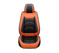 MAMXVKVZEU For Volvo XC60 XC90 XC40 XC70 S60L C30 S80 S90 V50 V60 Universal PU Leather Car Seat Covers(Black orange)