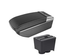 MAMXVKVZEU For VW For Polo 9N 3 2002-2009 Car Armrest Box Storage Box Interior Accessories Usb Car Armrest Box(B3 white line NOUSB)
