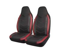 MAMXVKVZEU High Back Car Seat Covers Airbag Fit Universal Most Cars Suv Truck Van Cushion(Black RED)