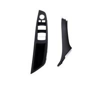 MAMXVKVZEU Interior Front Door Armrest Panel Trim Pull Handle Set for B&MW 5 Series F10/F11/F18 520 523 525 528 530 535 2010-2017(Black LHD 2PCS)