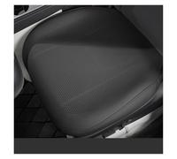MAMXVKVZEU Leather Car Seat Cushion For Tesla For Model 3 Y(1PC Black Front G)