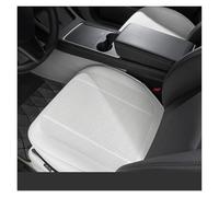 MAMXVKVZEU Leather Car Seat Cushion For Tesla For Model 3 Y(2PC White Front G)