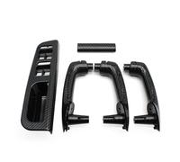 MAMXVKVZEU LHD Car Interior Front Rear Left Right Door Pull Grab Handle Door Armrest for VW for Jetta for Golf MK4 1999-2004(Carbon Fiber 8PCS)
