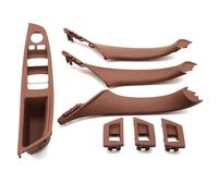 MAMXVKVZEU LHD RHD Car Interior Door Armrest Inside Pull Handle Set for B&MW 5 Series F10 F11 F18 520i 523i 525i 528i 530i 535i 540i 2010-2017(LHD Brown)