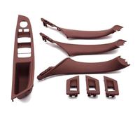 MAMXVKVZEU LHD RHD Car Interior Door Armrest Inside Pull Handle Set for B&MW 5 Series F10 F11 F18 520i 523i 525i 528i 530i 535i 540i 2010-2017(LHD Red Brown)