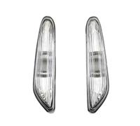 MAMXVKVZEU Mirror Turn Signal For E46 E60 E61 E83 X3 Side Marker Light Turn Indicator Lamp No Bulbs(White)