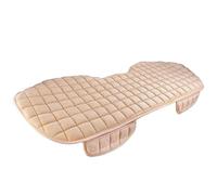 MAMXVKVZEU Skin Friendly Plush Car Seat Cover Automotive Cushion Non Slip Auto Protector Universal SUVs Sedans Hatchbacks Trucks(Beigr Rear 1 pc)